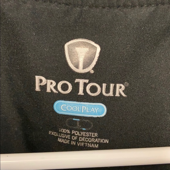 ProTour golf pullover Large Black coolplay - Picture 2 of 3